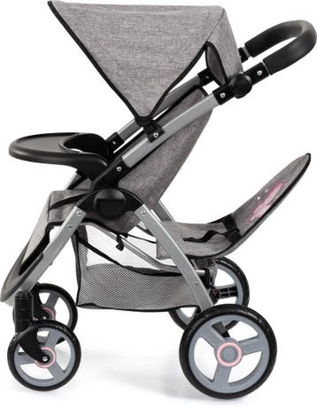 Bayer Design Tweeling poppenwagen Twin Xeo, dubbele, Ophalen of Verzenden, Nieuw