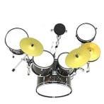 Miniatuur decoratief metallic drumstel, Ophalen of Verzenden, Nieuw, Overige typen