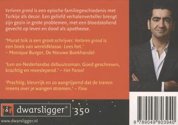 Verloren grond / Dwarsligger / 350 9789049803940 Murat Isik, Verzenden, Gelezen, Murat Isik