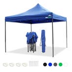 MaxxGarden Easy-up Partytent 3x3m - Standaard - Opvouwbaar, Tuin en Terras, Verzenden, Nieuw