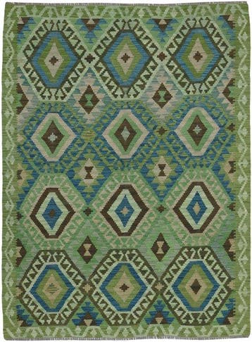 Handgeweven Designer Kelim – Afghan Design - Kelim - 176 cm, Nieuw