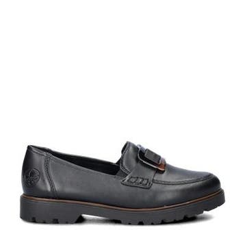 Rieker mocassins & loafers voor dames in het Zwart, Kleding | Dames, Schoenen, Verzenden, Zwart, Nieuw, Espadrilles of Moccasins