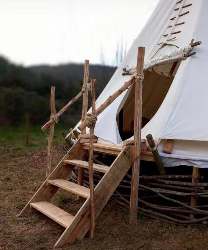 Tipi tent kopen, 5, 6, 7 m. incl. palen en liner v.a. €1950., Caravans en Kamperen, Tenten, meer dan 6, Nieuw, Ophalen of Verzenden
