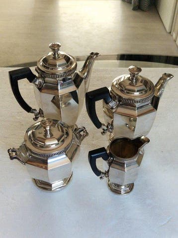 Gallia - Koffie- en theeservies (4) - Zilver