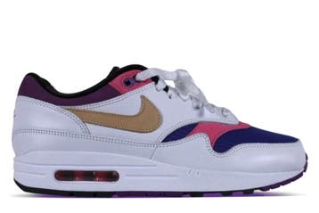 Nike Air Max 1 By You Purple Pink • 43, Ophalen of Verzenden, Nieuw, Nike, Sneakers of Gympen