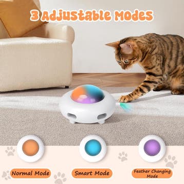 Kattenspeeltje – Dierenspeelgoed - Wit - Nobleza, Verzenden, Zo goed als nieuw