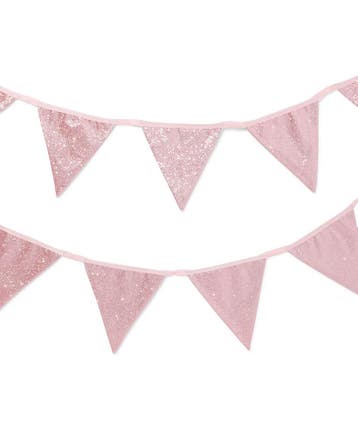 HEMA Slinger 3m stof glitter roze, Verzenden, Nieuw