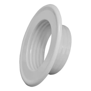 Afwerkrozet Ø125mm - wit, Verzenden, Nieuw