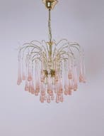 Kroonluchter - Wasserfall Design, Druppellamp - Metaal,
