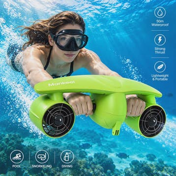 Krachtige Onderwater Scooter met Dubbele Motor: 45 Min Runti, Verzenden, Nieuw