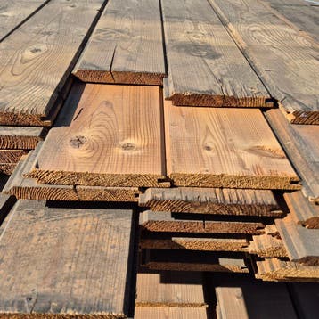 Partij Thermo vuren channelsiding 3900-3600x143-130x17mm, Ophalen of Verzenden, Nieuw