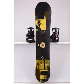 145 snowboard BURTON RADIUS, black/yellow, woodcore, FLATtop, Verzenden, Gebruikt