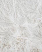 Langharig Imitatie Bont Panna Wit, Nieuw, Wit