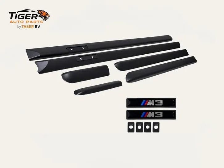 BMW E46 Zijlijsten Set Sedan Touring 1998-2005 Nieuw, Auto-onderdelen, Carrosserie en Plaatwerk, Nieuw, BMW, Links, Rechts, Deur