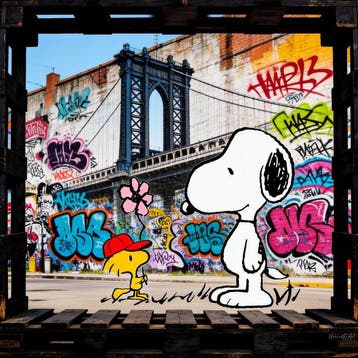 Urban3DArt (1971) - Snoopy Brooklyn Limited Edition art