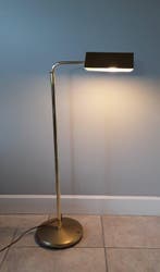 Vloerlamp om te lezen - Messing, Metaal