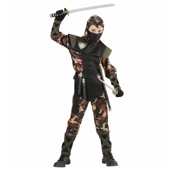 Ninja Soldaat Kostuum Kind, Kleding | Dames, Carnavalskleding en Feestkleding, Nieuw, Ophalen of Verzenden