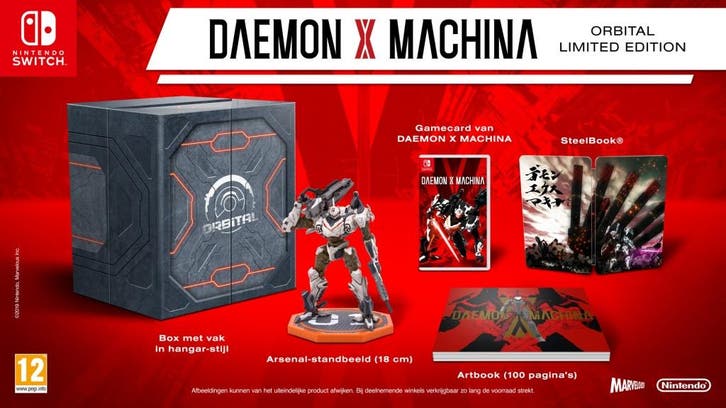 Daemon X Machina Orbital Limited Edition (Nintendo Switch), Spelcomputers en Games, Games | Nintendo Switch, Gebruikt, Vanaf 7 jaar