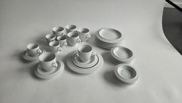 Alessi - Achille Castiglioni - Koffieservies voor 6 - Bavero