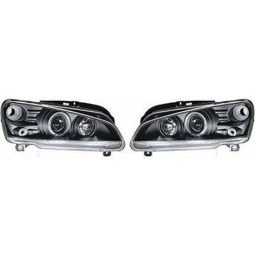 Koplampen Peugeot 106 96->> Angel Eye Zwart, Auto-onderdelen, Ophalen of Verzenden, Nieuw