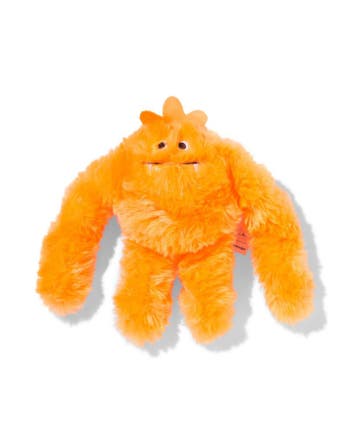 HEMA Pluche monster oranje van €4.99 voor €3 sale, Verzenden, Nieuw