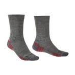 Bridgedale Hike Lightweight Merino Crew  Grijs - Heren(44-47, Verzenden, Nieuw, Kleding