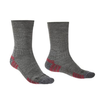 Bridgedale Hike Lightweight Merino Crew  Grijs - Heren(44-47, Sport en Fitness, Bergsport en Wandelen, Verzenden, Nieuw, Kleding