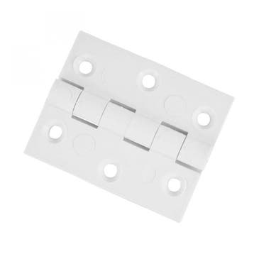 MPK Kunststof Scharnier 50x50mm Wit, Ophalen of Verzenden, Nieuw
