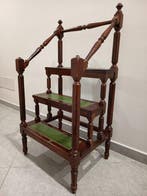 Keukentrapje - Mahonie - Bibliotheektrap, Antiek en Kunst