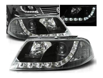 LED dagrijverlichting koplampen Daylight Black, Auto-onderdelen, Verzenden, Nieuw, Volkswagen