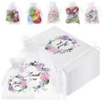 Fako Bijoux - Organza Zakjes Met Print - Thank You, Verzenden, Nieuw