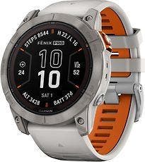 Garmin Fenix 7X Pro 51 mm grijs titanium met een, Verzenden, Gebruikt