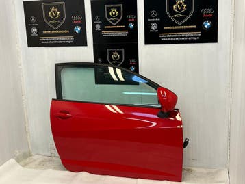 Seat Ibiza SC portier 2-deurs rechts voor deur bj.2013 rood, Gebruikt, Voor, Seat, Deur