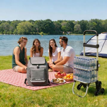 Boodschappentrolley Shopper, 3-in-1, opvouwbaar, met koeltas, Verzenden, Nieuw