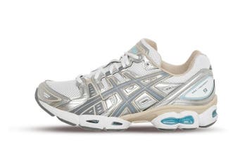 ASICS Gel-Nimbus 9 White Steel Grey, Nieuw