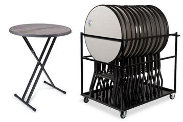 Supercombi | 14x Statafel Madeira + trolley, Ophalen of Verzenden, Nieuw, Kunststof