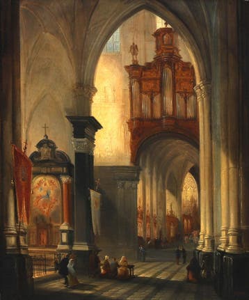 Jan Baptist Tetar van Elven (1805-1879), Kerkinterieur