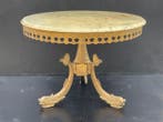 Salontafel - Metaal, Marmer, Hout - Goudkleurig metalen, Antiek en Kunst