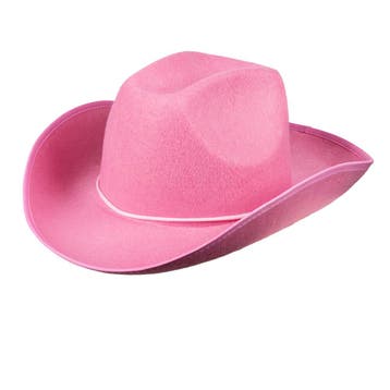 Hoed vilt Cowboy roze, Ophalen of Verzenden, Nieuw