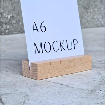 HOCHO Beukenhouten Kaartenhouder 100x30x20 mm – Functione., Huis en Inrichting, Ophalen of Verzenden, Nieuw