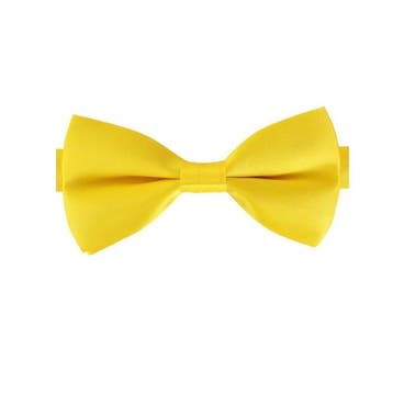 Gele verkleed vlinderstrikken/vlinderdassen 12 cm voor dam.., Ophalen of Verzenden, Nieuw