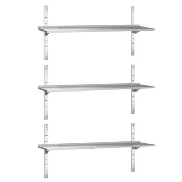GGM Gastro | 3-laags RVS wandplank PREMIUM - 1600x300mm |, Verzenden, Nieuw in verpakking, RVS Meubilair