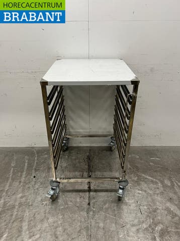 RVS Saro Regaalwagen 6 x 2/1 GN Horeca, Zakelijke goederen, Ophalen of Verzenden, Nieuw zonder verpakking