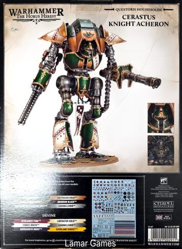The Horus Heresy Cerastus Knight Acheron (warhammer nieuw), Ophalen of Verzenden, Nieuw