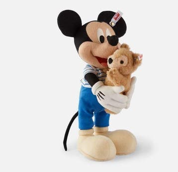 Steiff: Micky Mouse & Duffy, Japan, 2023. EAN 684067 - 1, Antiek en Kunst