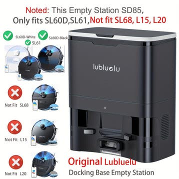Lubluelu SD85 Automatisch Zuigstation, Leegstation Dock, 2,5, Verzenden, Zo goed als nieuw