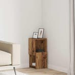 vidaXL Hoekkast Oudhout 25,5x25x55cm Bewerkt hout, Verzenden, Nieuw
