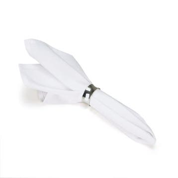 Servetten White Wit 51x51cm - Treb SP, Verzenden, Nieuw, Overige kleuren, Tafelkleed of Tafelzeil