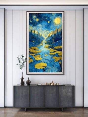 Mrs Art Prime - The Midsummer Night Dream in Van Gogh Style