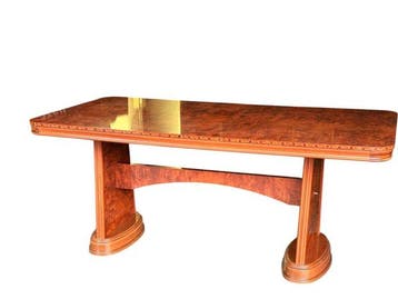 Tafel - Wortelnotenhout - Art Deco